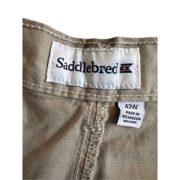 Saddlebred Chino Khaki shorts size 42 - Picture 5 of 5